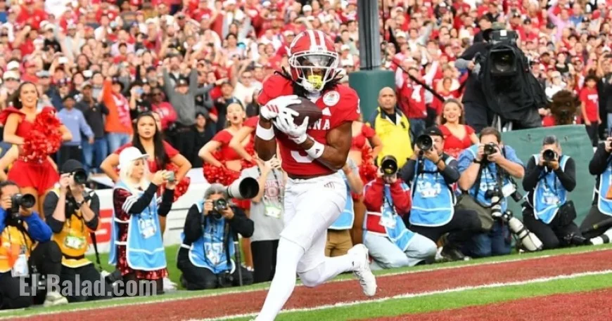 Alabama Scores with Field Goal Against Indiana at Rose Bowl