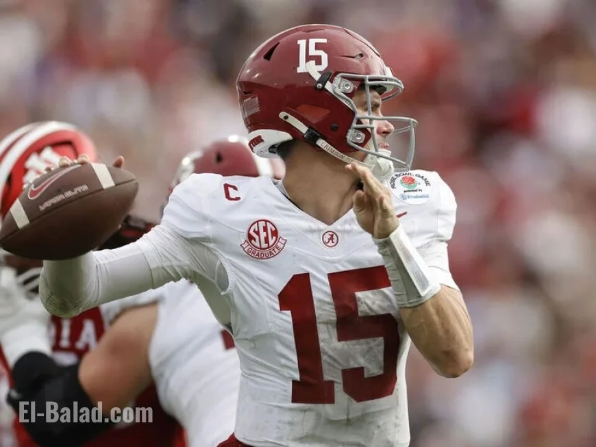 Alabama Benches Struggling Simpson in CFP Clash Against Indiana