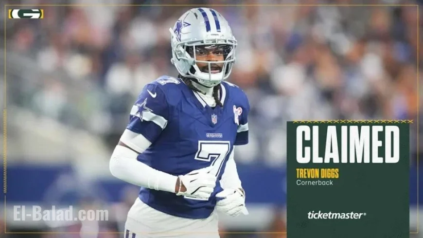 Packers Secure CB Trevon Diggs from Cowboys via Waiver Claim