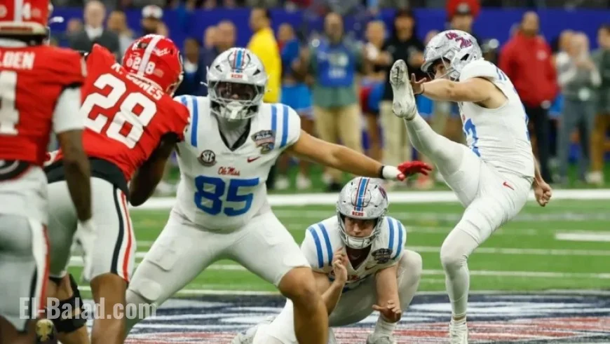 Lucas Carneiro Sets Sugar Bowl Record as Ole Miss Kicker