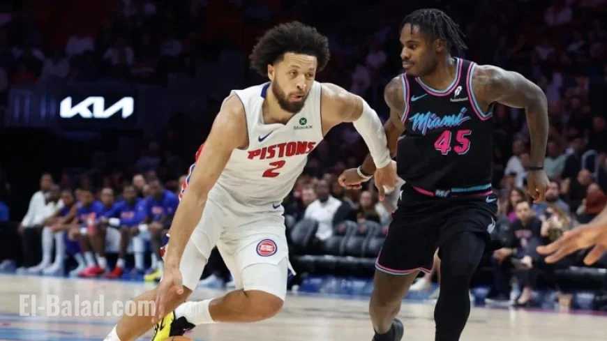 Cade Cunningham Faces New Miami Heat Lineup Tonight