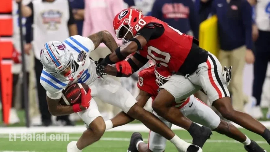 Georgia’s JaCorey Thomas Ejected for Targeting Against Ole Miss