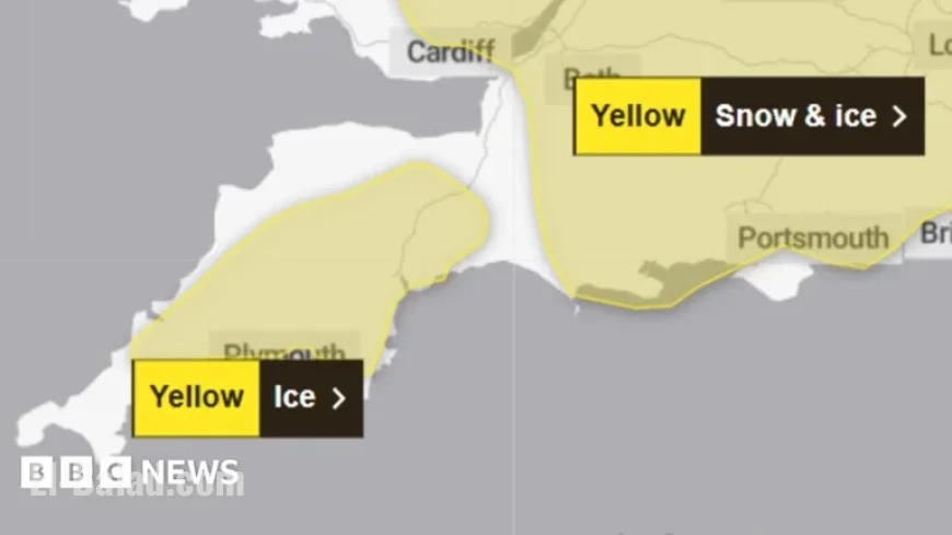 Ice Alert for Devon and Cornwall Residents
