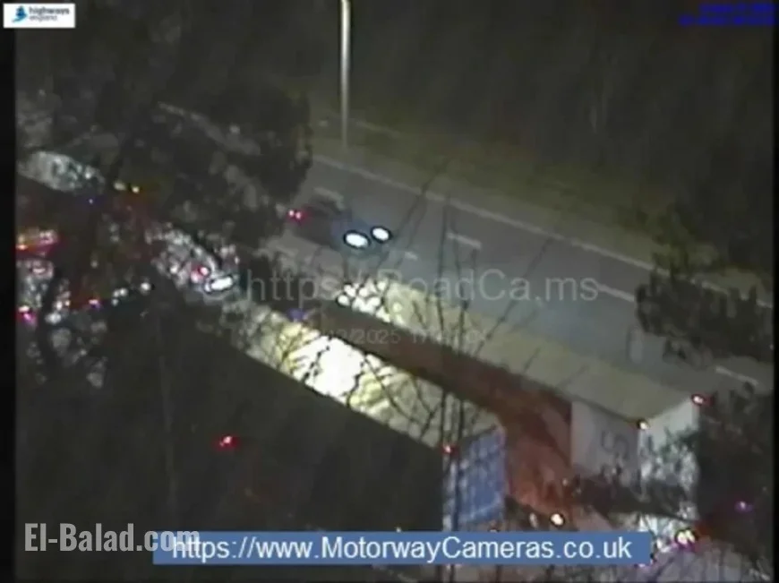 Multi-Vehicle Collision Delays Motorists on M5 Near West Bromwich