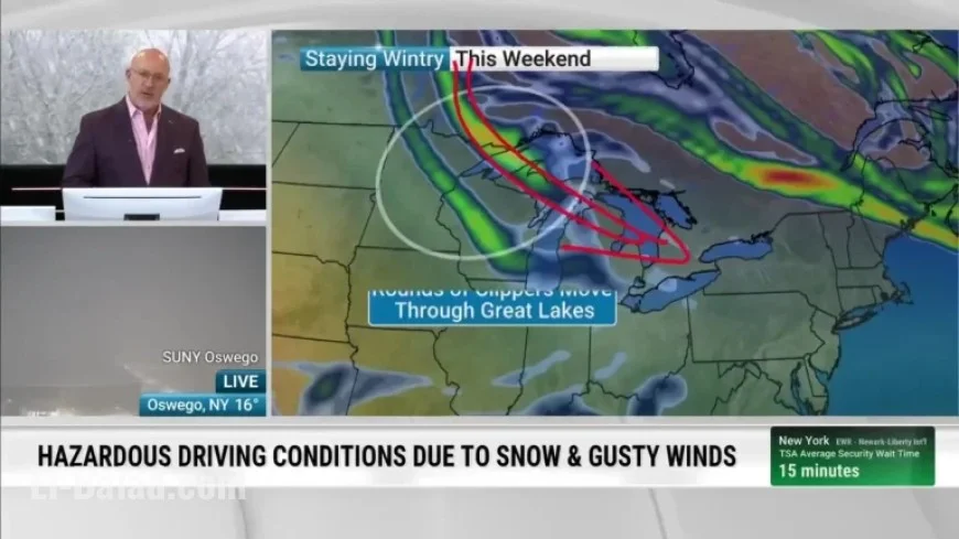 Lake-Effect Snow Persists, Intensifying This Weekend