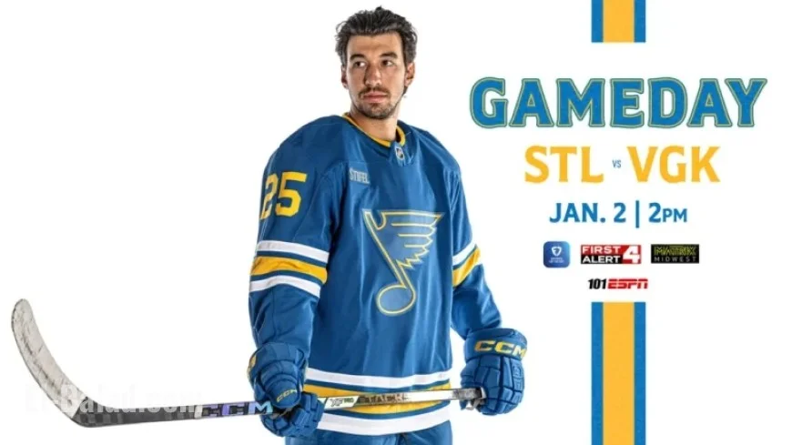 Blues Battle Golden Knights: Game Preview