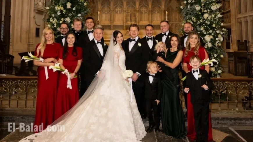 Holly Ramsay Weds Adam Peaty in Bath, Wears Elie Saab and Vintage Dress