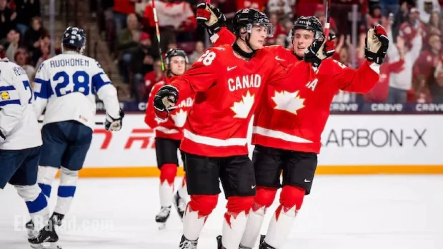 Canada Triumphs Over Finland to Win Group B at World Juniors
