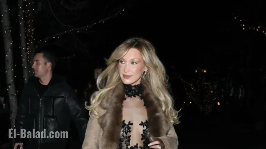 Bella Hadid Embraces Aspen’s Naked Dressing Style