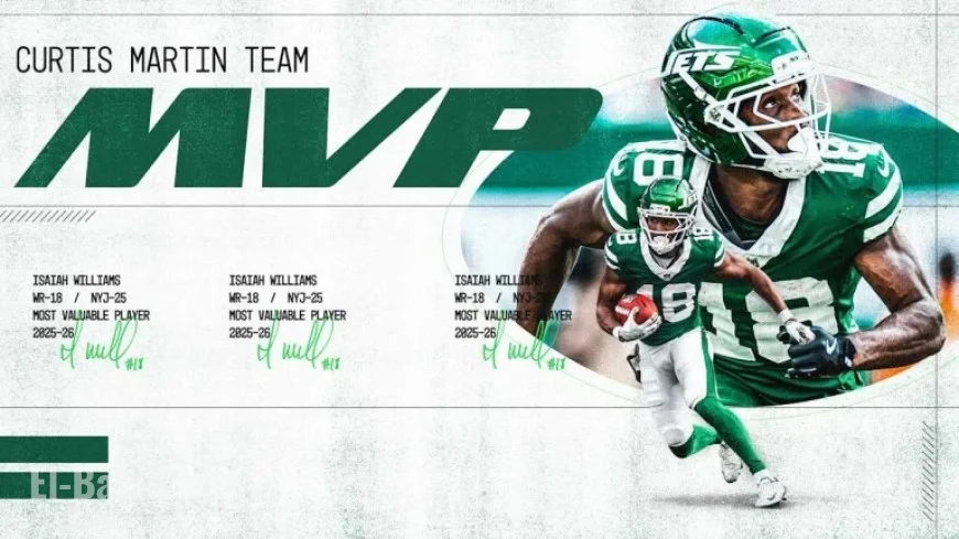 Isaiah Williams Wins 2025 Jets Curtis Martin MVP Award
