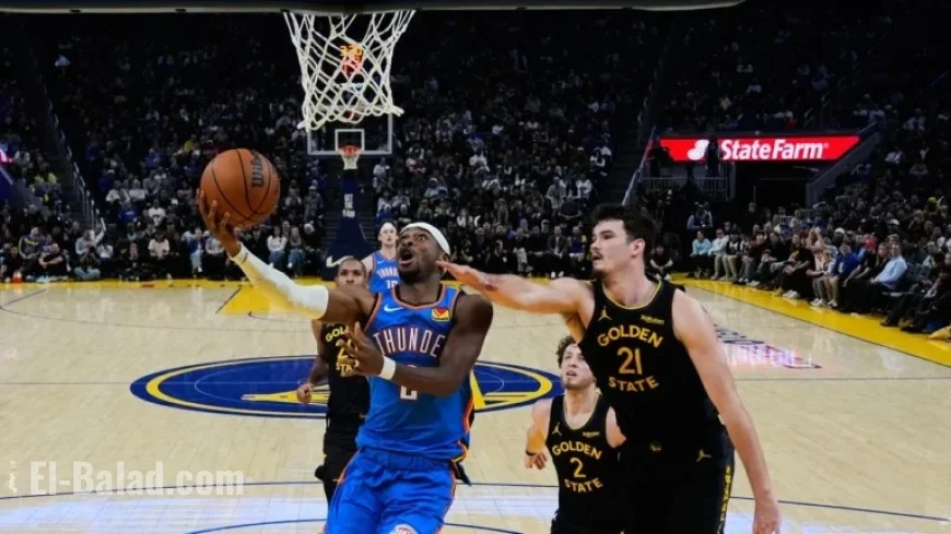 Thunder Triumphs Over Short-handed Warriors with Gilgeous-Alexander’s 30 Points