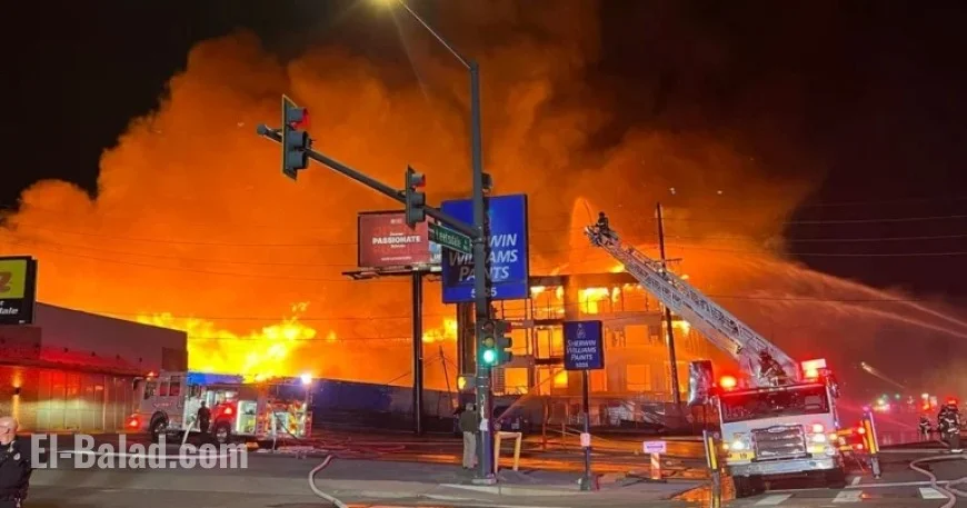 Denver Crews Tackle Major Fire at Leetsdale Drive Construction Site