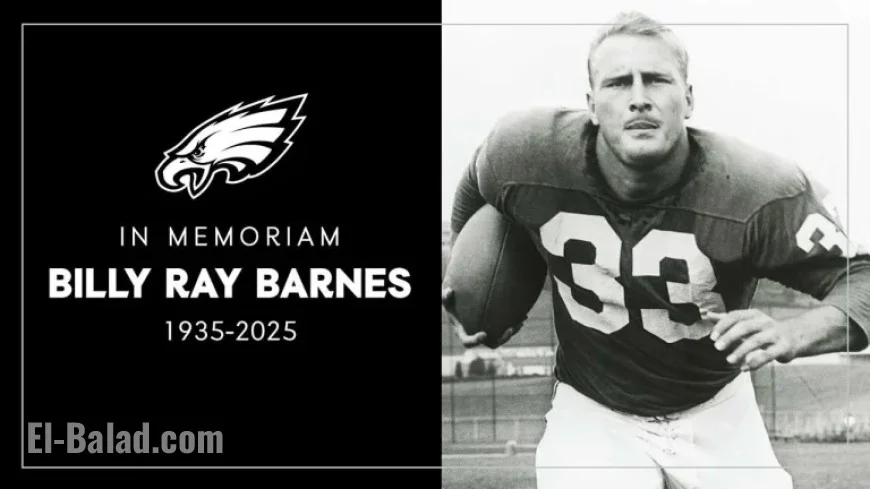 Eagles Honor Billy Ray Barnes After His Passing