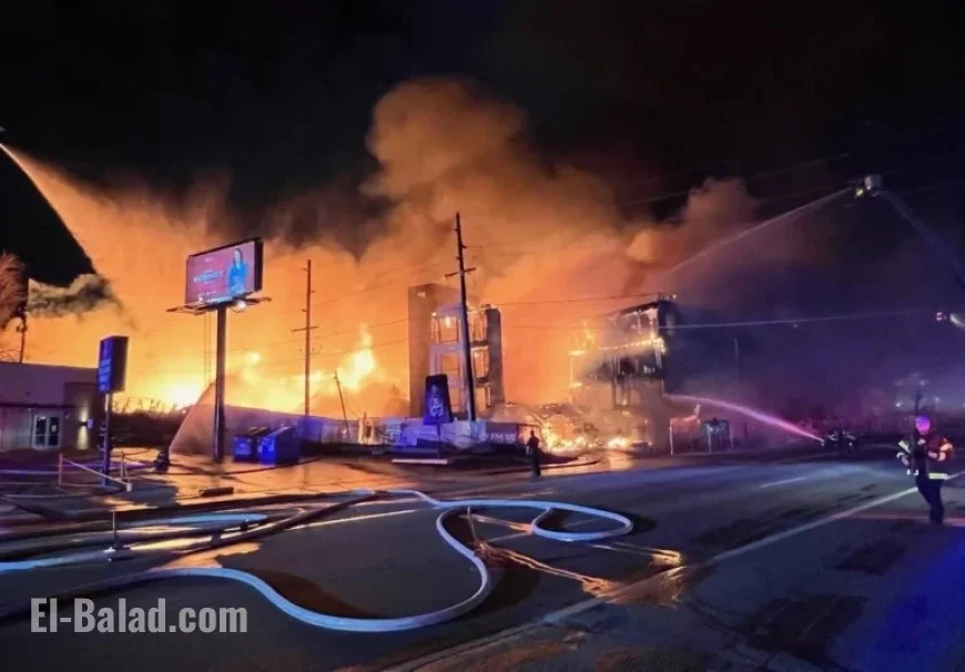 Firefighters Combat Major Blaze at Denver Construction Site Friday Night