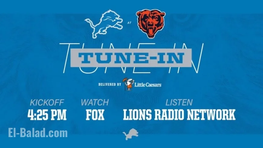 Detroit Lions vs. Bears: Watch, Listen, and Follow Live