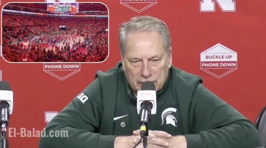 Tom Izzo Applauds Nebraska’s Court Storming After Michigan State Defeat