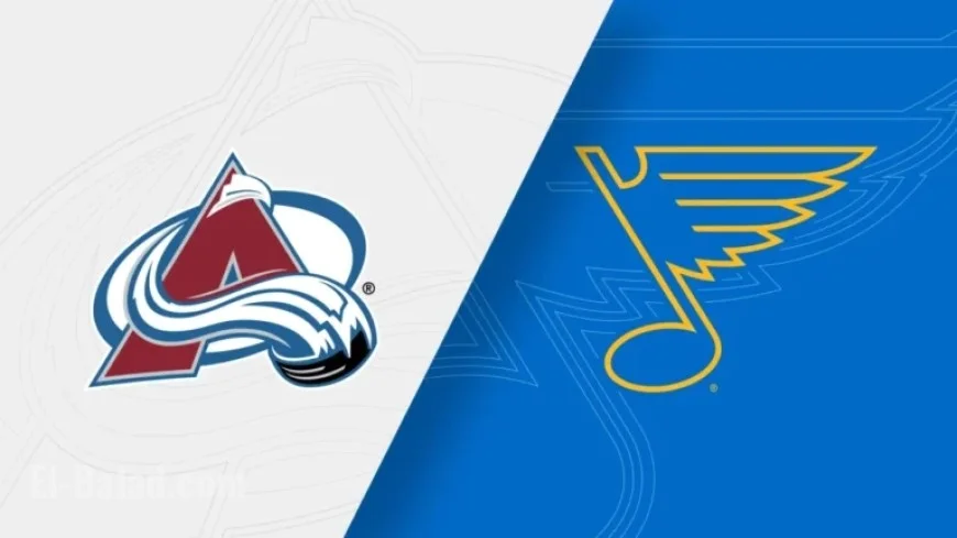 Colorado Avalanche Face Off Against St. Louis Blues on December 31, 2025