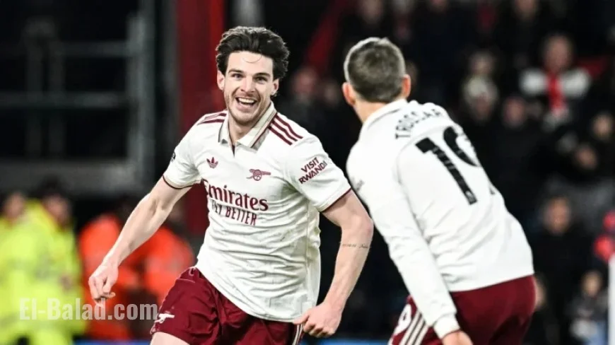 Rice Scores Twice as Arsenal Defeats Bournemouth, Extends Lead by Six Points