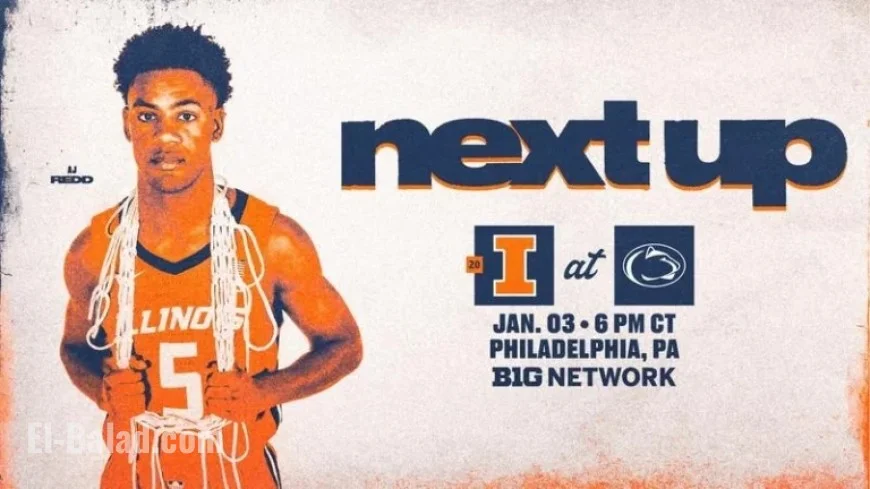 Illini Face Penn State in B1G Clash Saturday at The Palestra