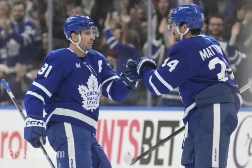 Auston Matthews Shows Leadership with Gesture to John Tavares Before Islanders Clash