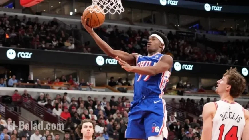 Sixers’ VJ Edgecombe Climbs to Third in Rookie Rankings