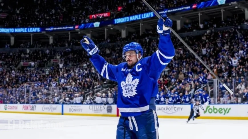 Matthews’ Hat Trick Leads Maple Leafs’ Comeback Victory Over Jets