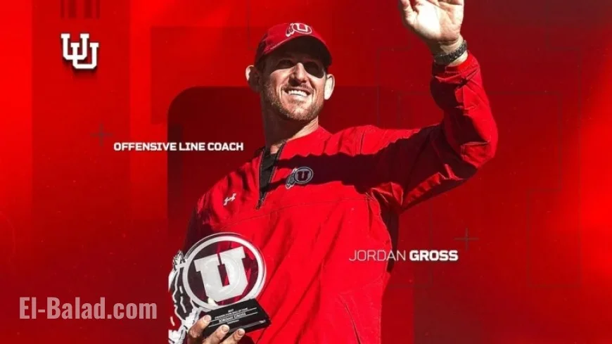 Jordan Gross to Lead Utah’s Offensive Line Coaching