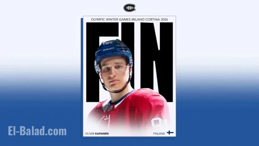 Finnish Olympic Roster Includes Oliver Kapanen