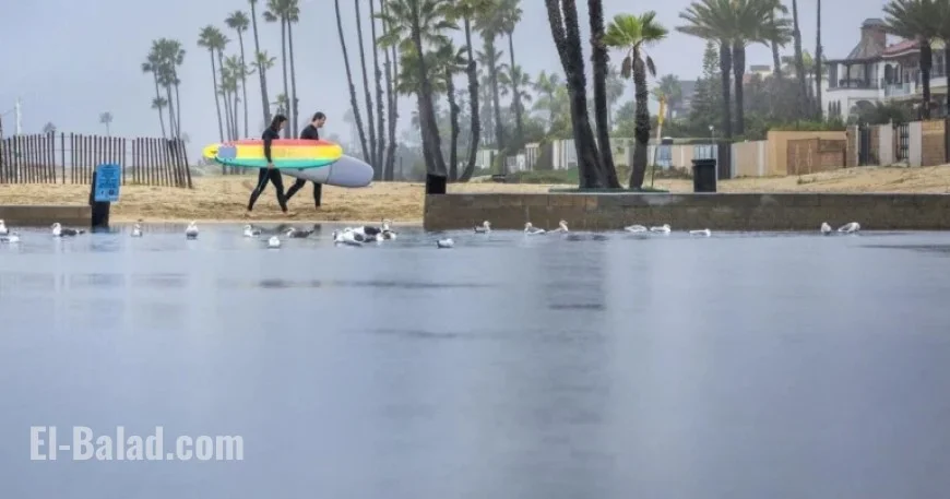 Storms Batter Santa Barbara and Ventura, Rain Expected Until Tuesday