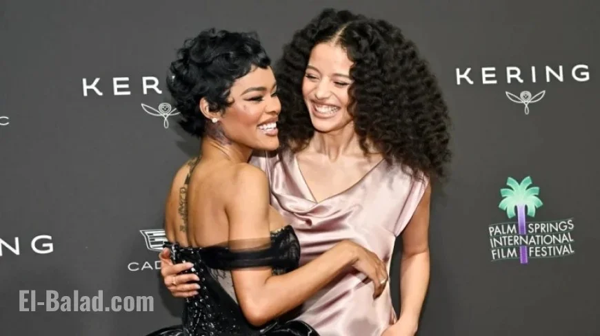 Elle Fanning Shines at Palm Springs Film Festival Red Carpet