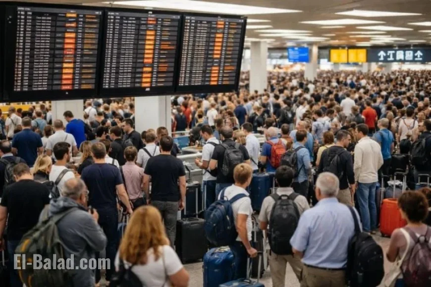 European Flight Chaos Strands Thousands: 8,480 Delayed, 691 Canceled