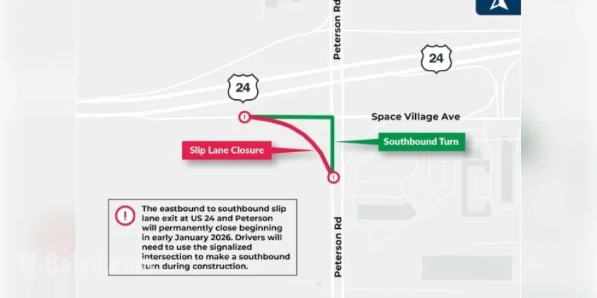 US 24 Exit to Peterson Road Permanently Closing in Colorado Springs