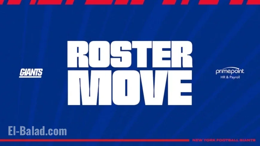 Giants Announce Key Roster Changes for Week 18
