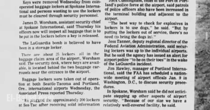 LaGuardia Airport Bombing Kills 11, Triggers Nationwide Alert; SPD Probes Puzzling Crimes