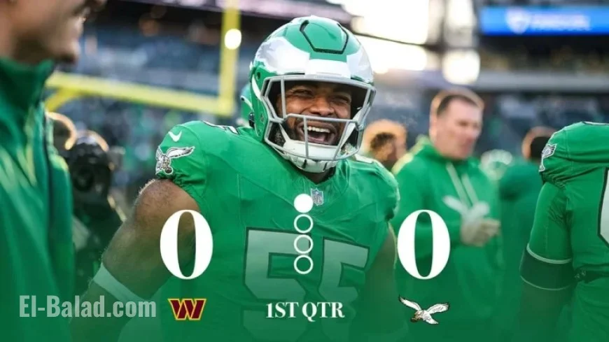 Live Updates: Eagles Battle Commanders