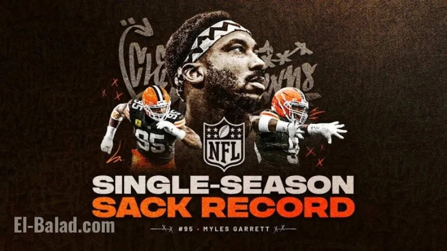 Myles Garrett Sets New NFL Single-Season Sack Record
