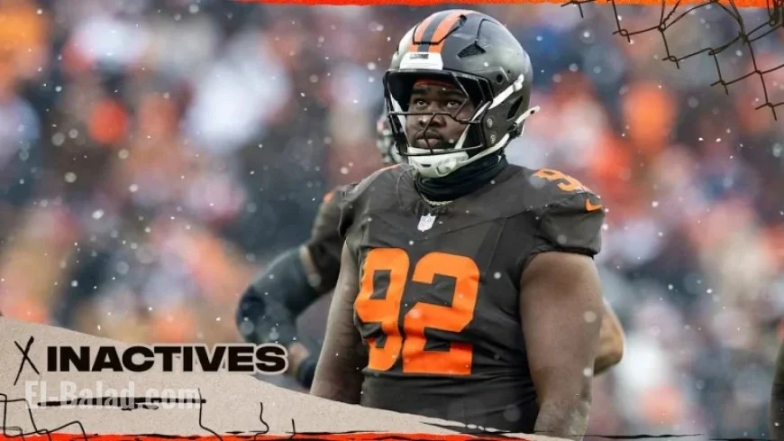 Browns Reveal Week 18 Inactive Players Against Bengals