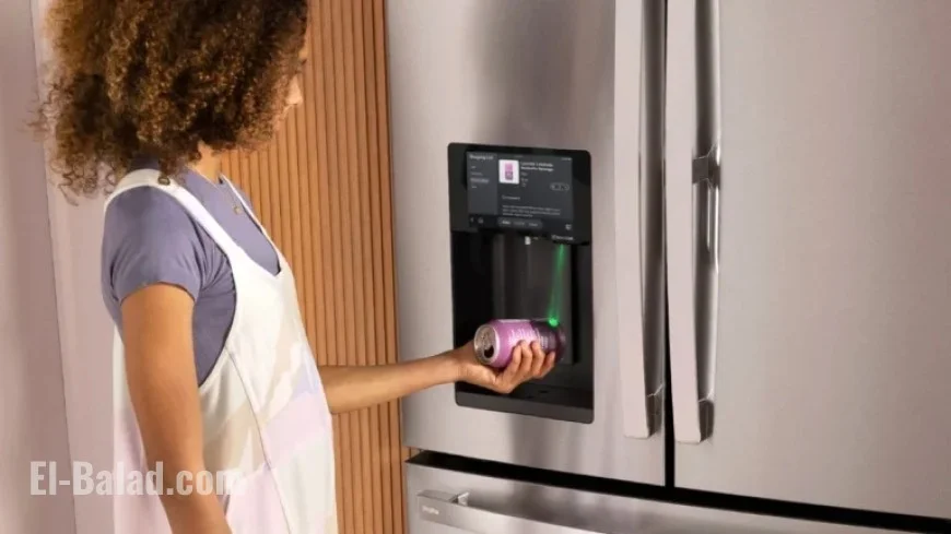 Revolutionary Fridge with Barcode Scanner Transforms Grocery Shopping Experience