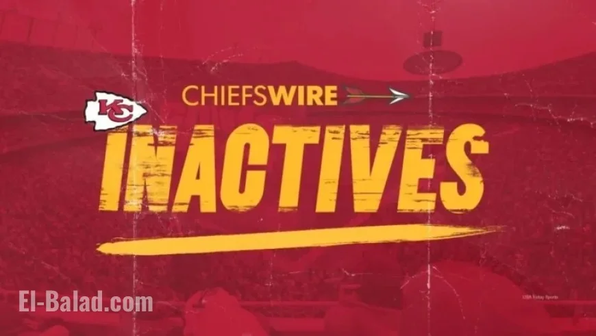 Chiefs and Raiders Reveal Week 18 Inactive Players
