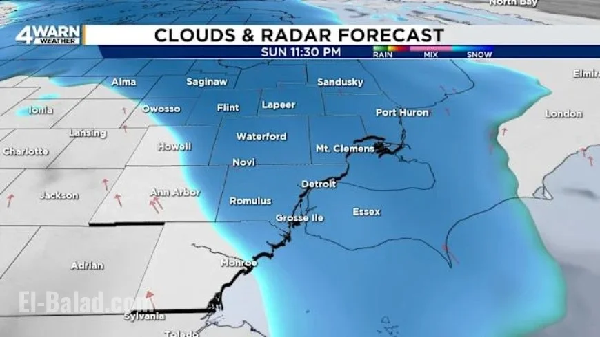 Snow Expected in Metro Detroit Before Upcoming Warm-Up