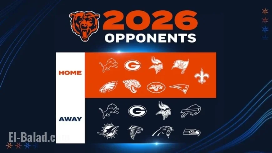 Bears Announce 2026 Opponents