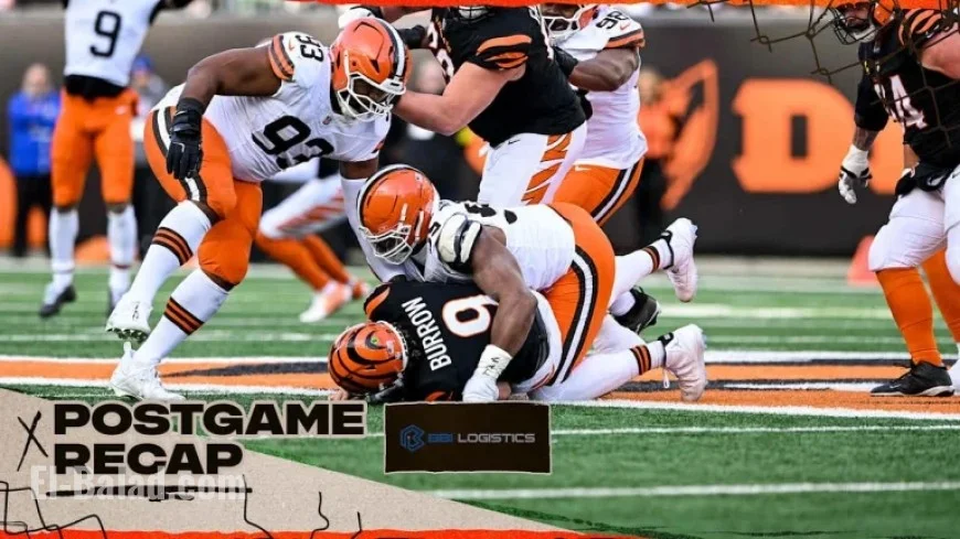 Browns Triumph Over Bengals 20-18: Final Score and Game Recap