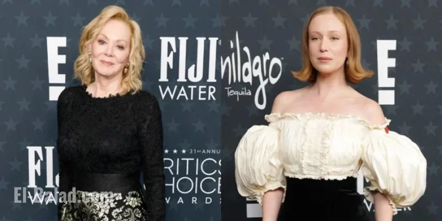 Jean Smart & Hannah Einbinder Shine at 2026 Critics Choice Awards Arrival