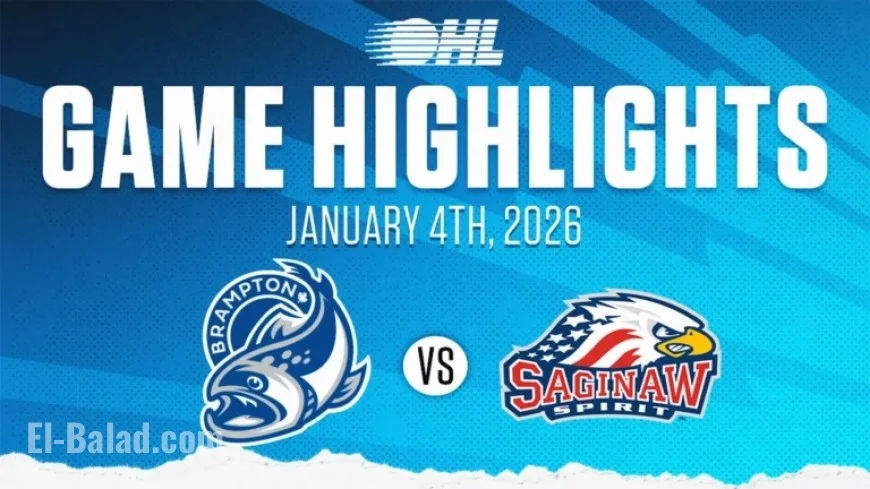 OHL Recap: Brampton Steelheads vs. Saginaw Spirit on Jan 4, 2026