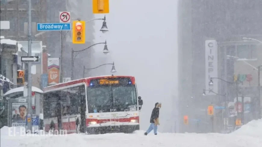 Toronto Snowfall on Monday May Disrupt Morning Commute