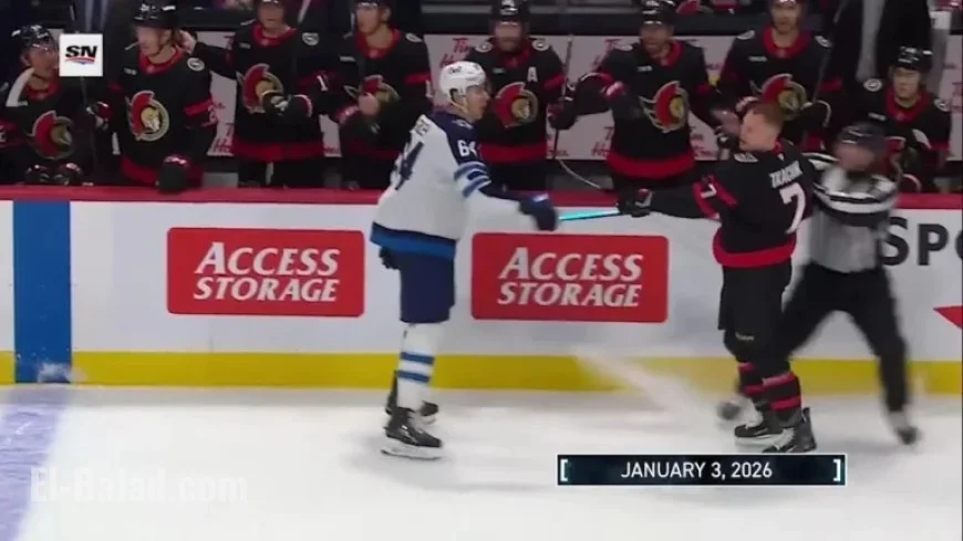 Stanley Suspended One Game for Incident in Jets Match