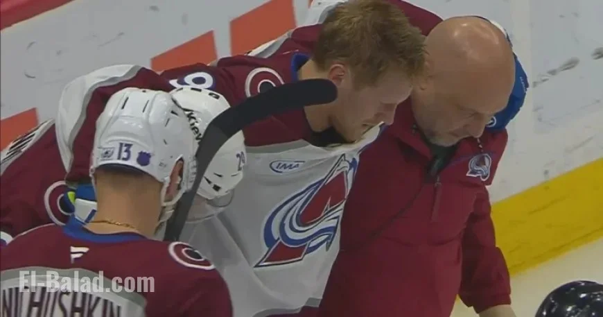 Colorado Avalanche’s Gabriel Landeskog Injured in Non-Contact Fall and Carried Off Ice