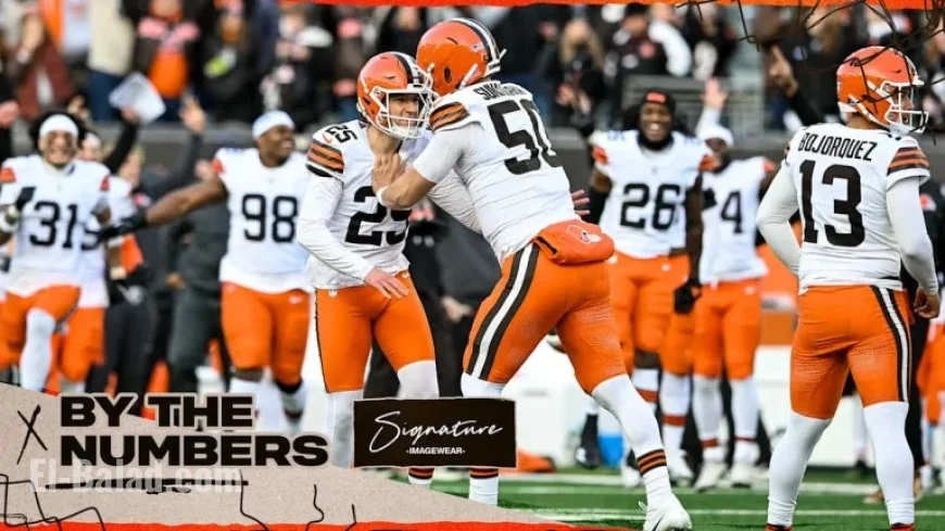 Browns Defeat Bengals 20-18: Top 10 Stats from Week 18 Victory