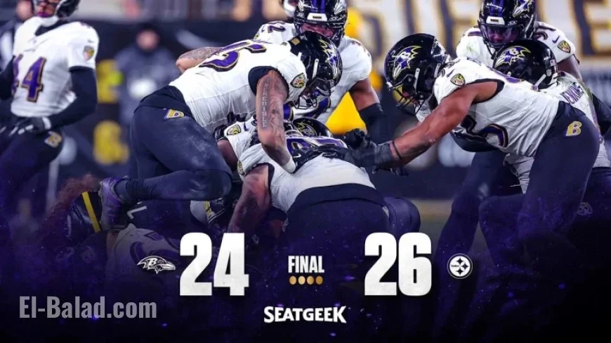 Ravens End Season in Devastating Loss to Steelers