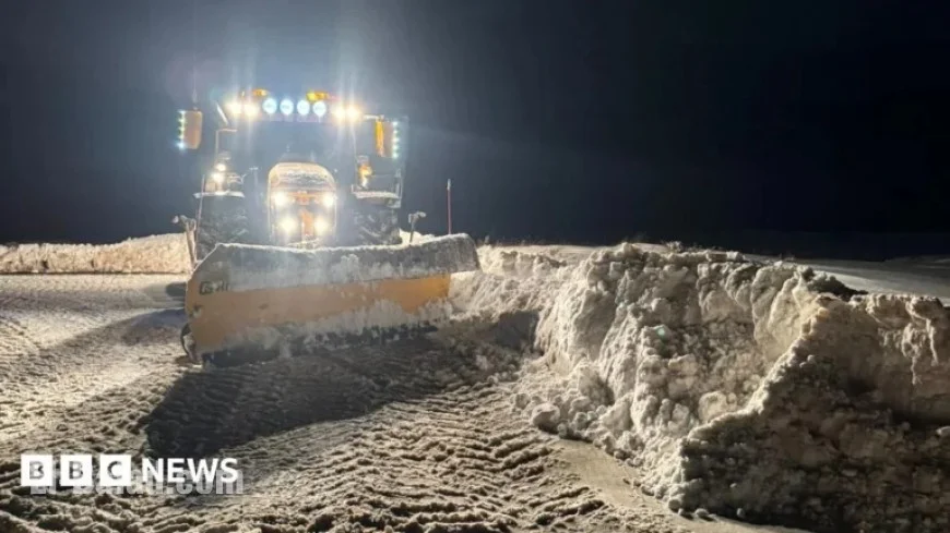 Heavy Snow Closes Schools and Disrupts Travel in Scotland